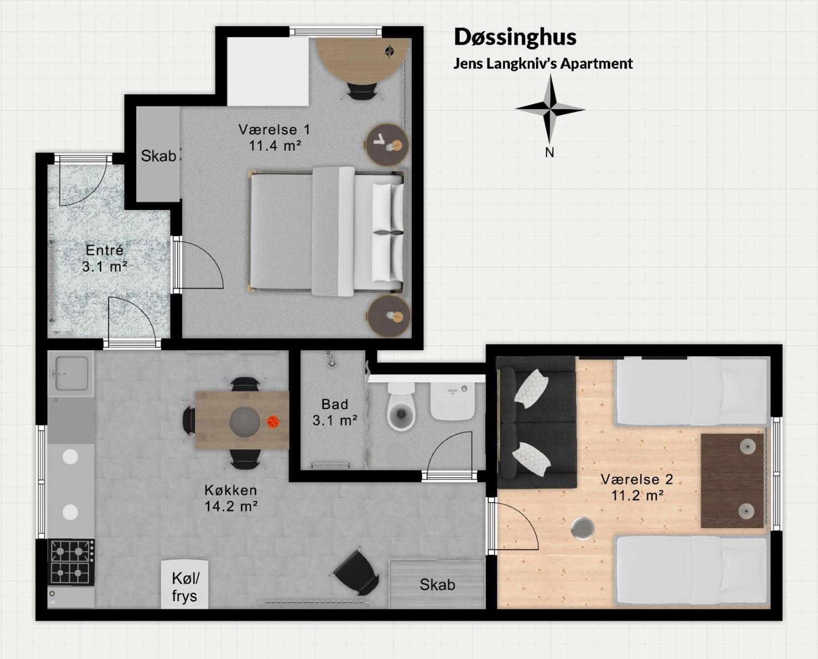 Dossinghus Holiday Apartments Kjellerup Екстериор снимка